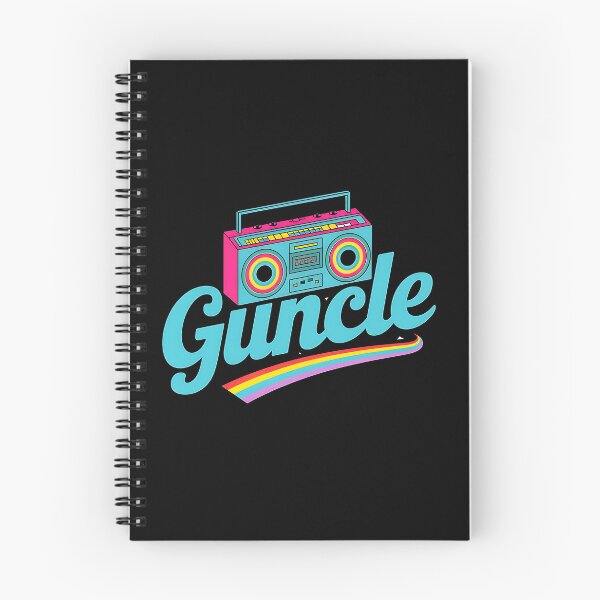 Item preview, Retro Guncle Design with Boombox and Rainbow designed and sold by Bliss Find And Design.