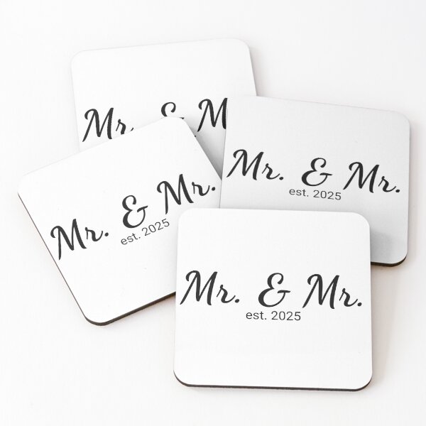Item preview, Mr. & Mr. Est 2025 designed and sold by JettieDesignCo.