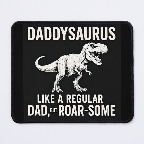 Item preview, Daddysaurus Dinosaur Dad Funny Quote Design designed and sold by Amr Siam.