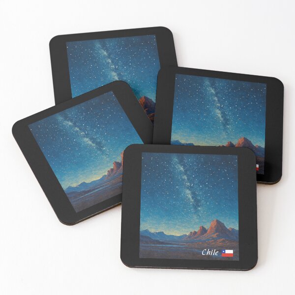 Item preview, Atacama Desert Starry Night - Chile Travel Poster  designed and sold by Tienda-Vane.