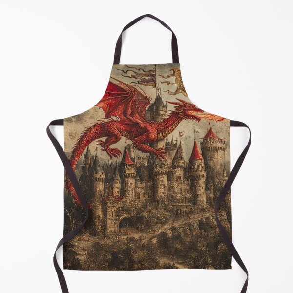 Item preview, Medieval Dragon Art designed and sold by TheDarkWardrobe.