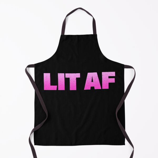 Item preview, Lit Af in Pink Bold designed and sold by Memes N Lore .
