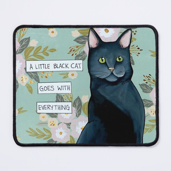 Item preview, A Little Black Cat, hand created art designed and sold by jamiemorathart.
