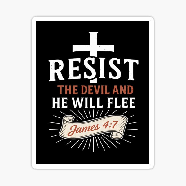 Artikel-Vorschau von Widerstehen Sie dem Teufel und er wird fliehen. Widerstehen Sie dem Faschismus., designt und verkauft von Luvjesus2.