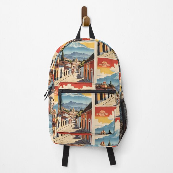 Item preview, San Lucas Sacatepequez Guatemala Vintage Poster Tourism designed and sold by TravelersGems.
