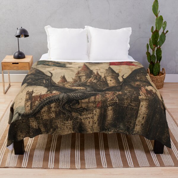 Item preview, Medieval Dragon Art designed and sold by TheDarkWardrobe.
