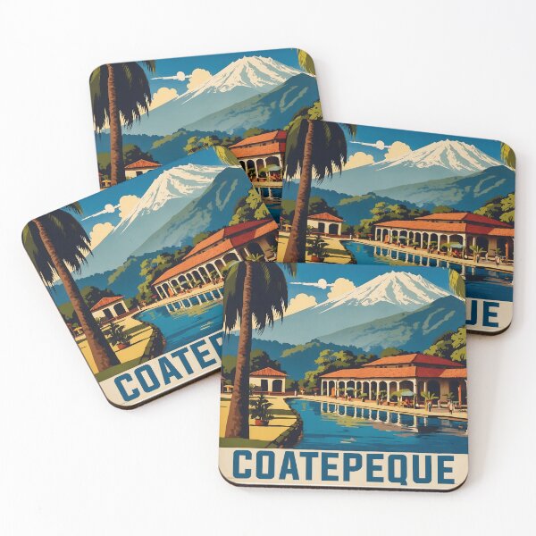 Item preview, Coatepeque Guatemala Vintage Poster Tourism  designed and sold by TravelersGems.