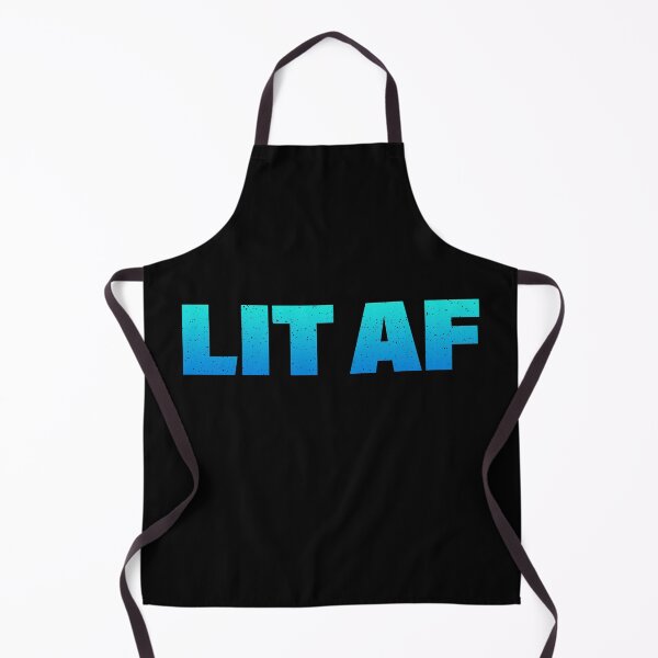 Item preview, Lit Af in Blue Teal Bold designed and sold by Memes N Lore .
