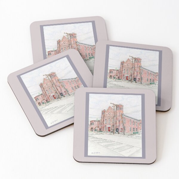 Item preview, Shiloh Baptist Church (Old Site) - watercolor and pen designed and sold by Annie Mason Art.