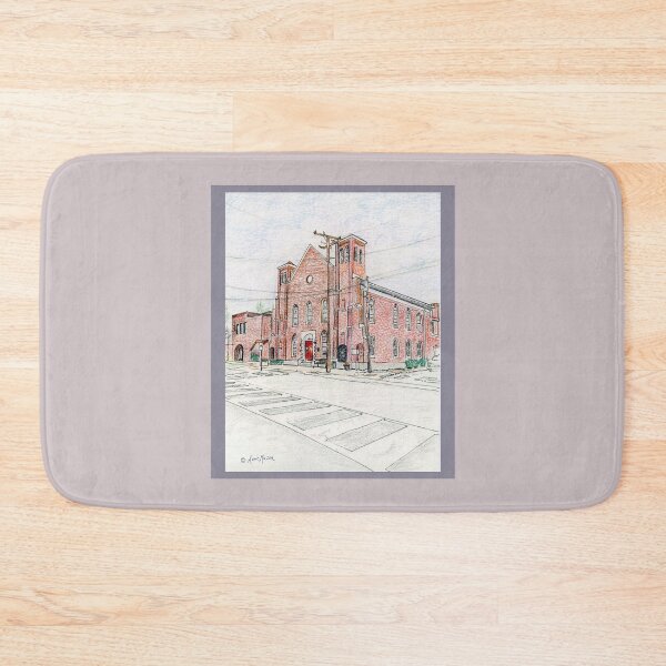 Item preview, Shiloh Baptist Church (Old Site) - watercolor and pen designed and sold by Annie Mason Art.