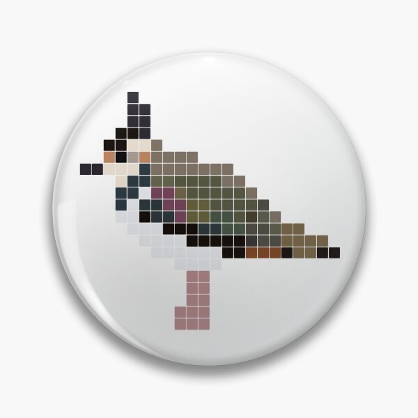 Item preview, PIXEL ART: Disco Plover (Northern Lapwing) designed and sold by Rebecca Creates....