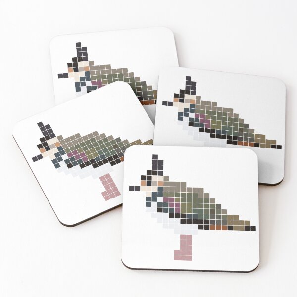 Item preview, PIXEL ART: Disco Plover (Northern Lapwing) designed and sold by Rebecca Creates....