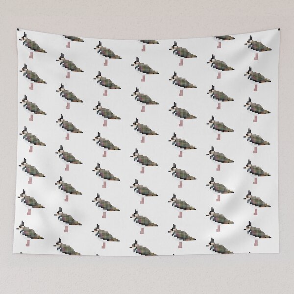 Item preview, PIXEL ART: Disco Plover (Northern Lapwing) designed and sold by Rebecca Creates....
