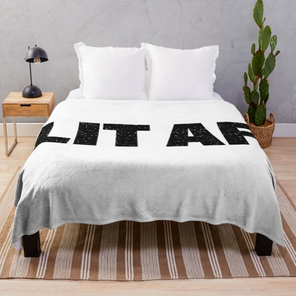 Item preview, Lit Af in Bold designed and sold by Memes N Lore .