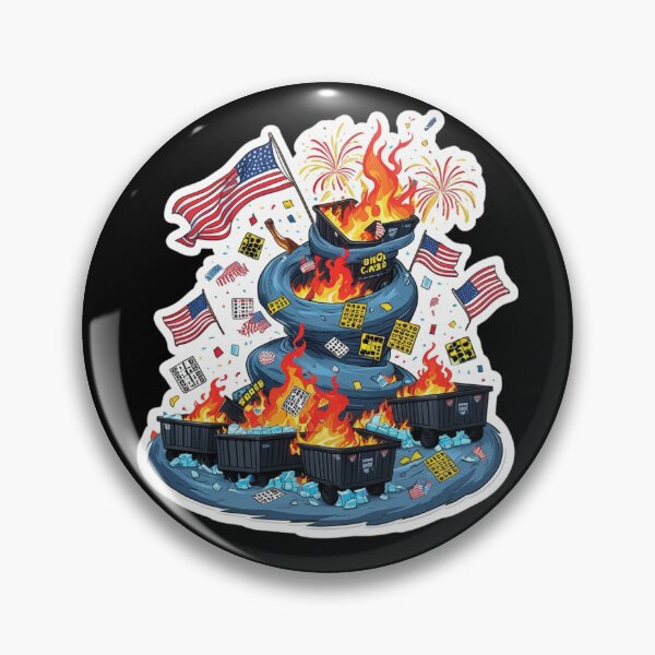 Item preview, ICE Dumpster fire designed and sold by LewpyG.