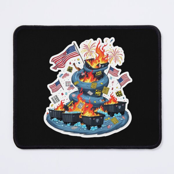 Item preview, ICE Dumpster fire designed and sold by LewpyG.