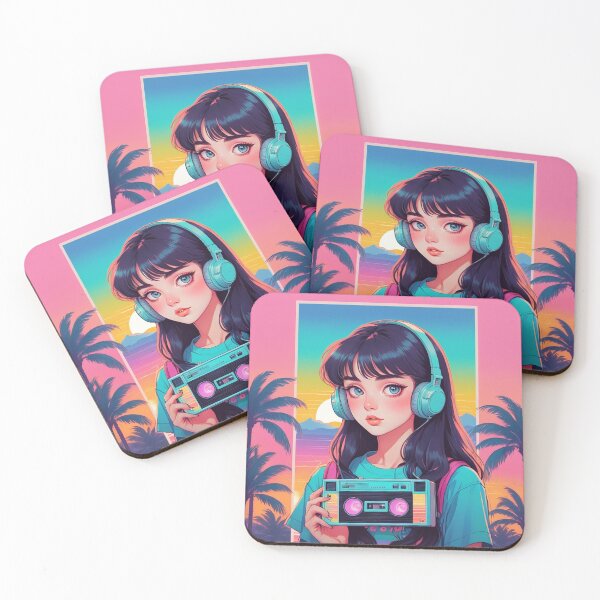 Item preview, 90’s Retro Anime Girl Vaporwave Aesthetic designed and sold by TheArtOfChaa.