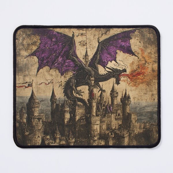 Item preview, Medieval Dragon Art designed and sold by TheDarkWardrobe.