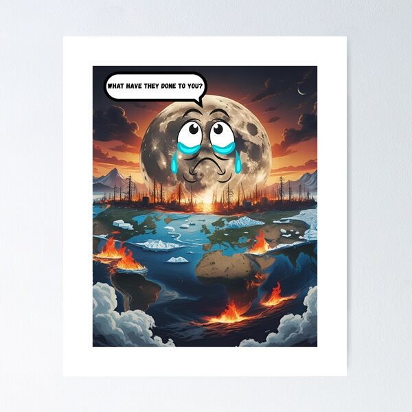 Item preview, What Have They Done to You – Moon Mourning Earth designed and sold by sniffpad.