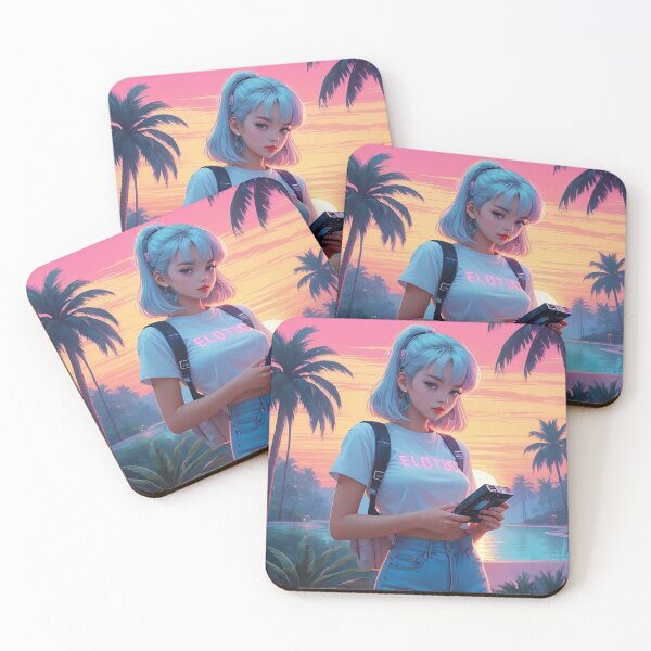 Item preview, 90s Retro Anime Vaporwave Art designed and sold by TheArtOfChaa.