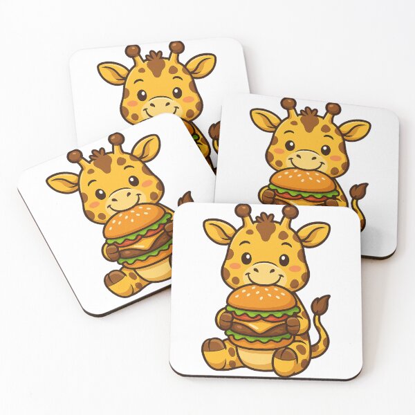 Item preview, Giraffe Eating Hamburger designed and sold by k3rstman1.