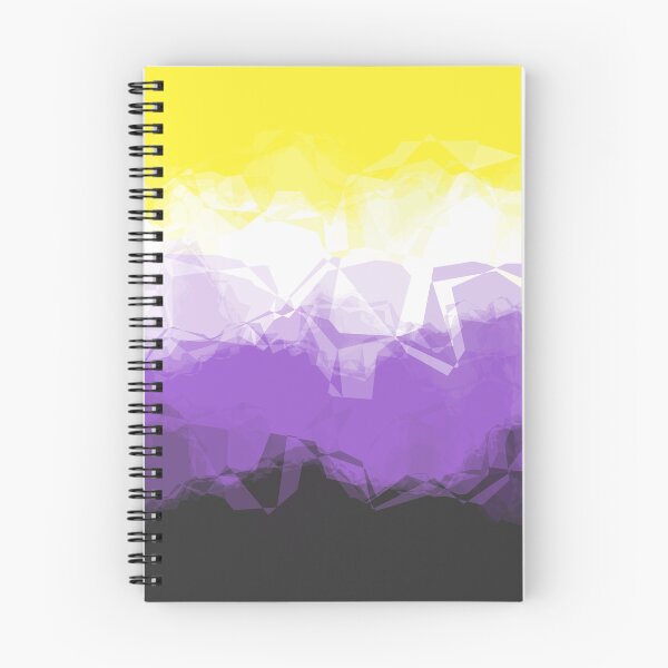 Item preview, Funky Eclectic Quirky Groovy Crystalline Abstract Nonbinary Pride Flag designed and sold by Chaos Queery.