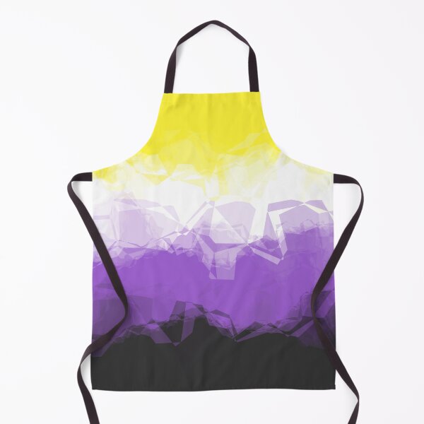 Item preview, Funky Eclectic Quirky Groovy Crystalline Abstract Nonbinary Pride Flag designed and sold by Chaos Queery.
