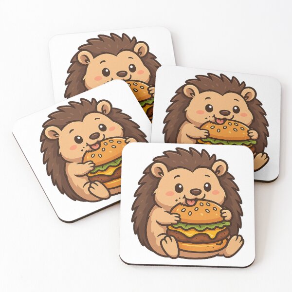 Item preview, Hedgehog Eating Giant Hamburger designed and sold by k3rstman1.
