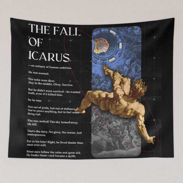 Item preview, The Fall of Icarus — A Myth About Truth designed and sold by FrandWeb Graphics.