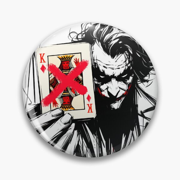 Item preview, No Kings - Joker Protest Art, Abstract Design, Bold Minimalist Print designed and sold by H Jonas.