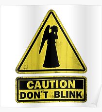 Doctor Who - Don't Blink Weeping Angels Poster