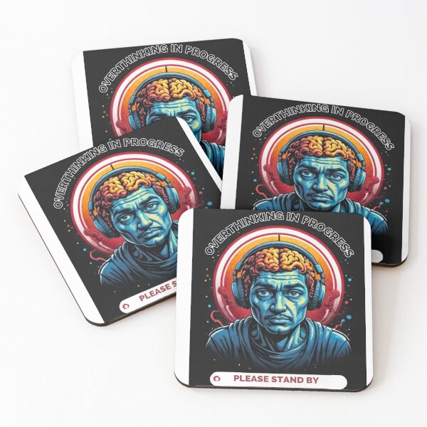 Item preview, Overthinking Stare designed and sold by Daily Grind Gear.