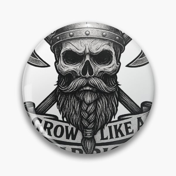 Item preview, Grow Like A Warrior – Viking Skull Beard Design designed and sold by Tates-Designs.