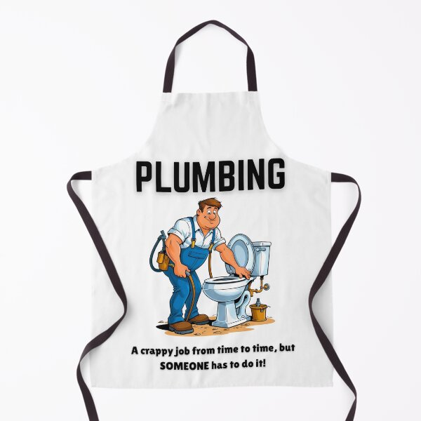 Item preview, Funny Plumber Cartoon – “Plumbing… A Crappy Job But Someone Has To Do It!” designed and sold by Fredster1966.