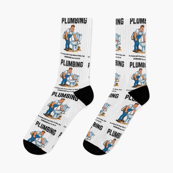 Item preview, Funny Plumber Cartoon – “Plumbing… A Crappy Job But Someone Has To Do It!” designed and sold by Fredster1966.