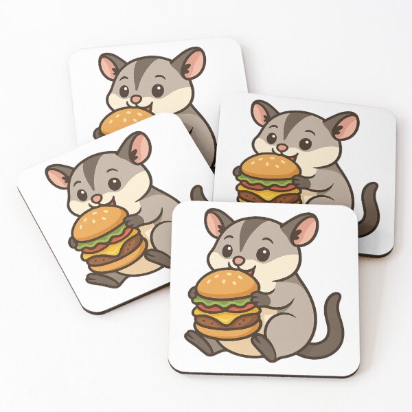 Item preview, Sugar Glider Eating Giant Hamburger designed and sold by k3rstman1.