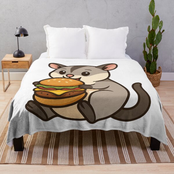 Item preview, Sugar Glider Eating Giant Hamburger designed and sold by k3rstman1.
