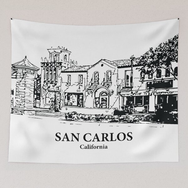 Item preview, San Carlos - California designed and sold by Lakeric Cityscapes.