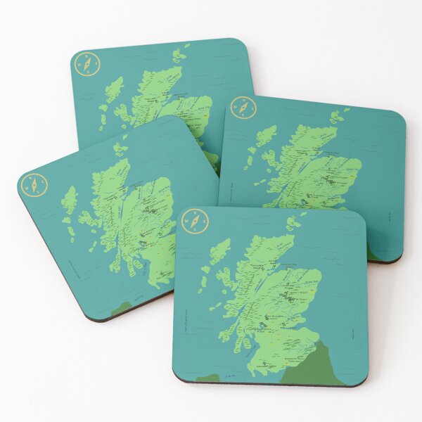 Item preview, Scotland - Points of Interest Map designed and sold by Navigation Art & Design.