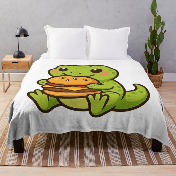 Item preview, Gecko Eating Giant Hamburger designed and sold by k3rstman1.