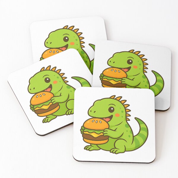 Item preview,  Iguana Eating Giant Hamburger designed and sold by k3rstman1.