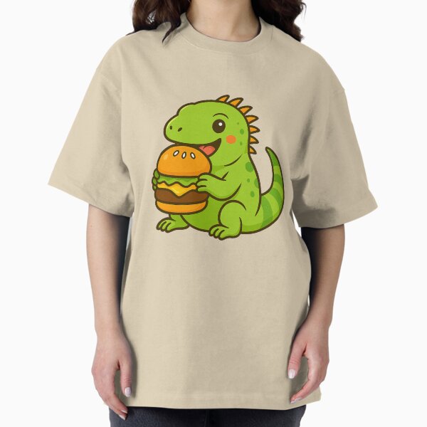 Item preview,  Iguana Eating Giant Hamburger designed and sold by k3rstman1.