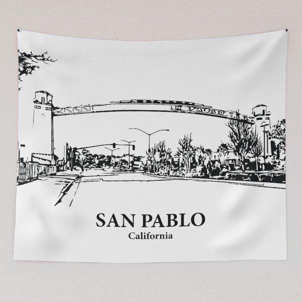 Item preview, San Pablo - California designed and sold by Lakeric Cityscapes.