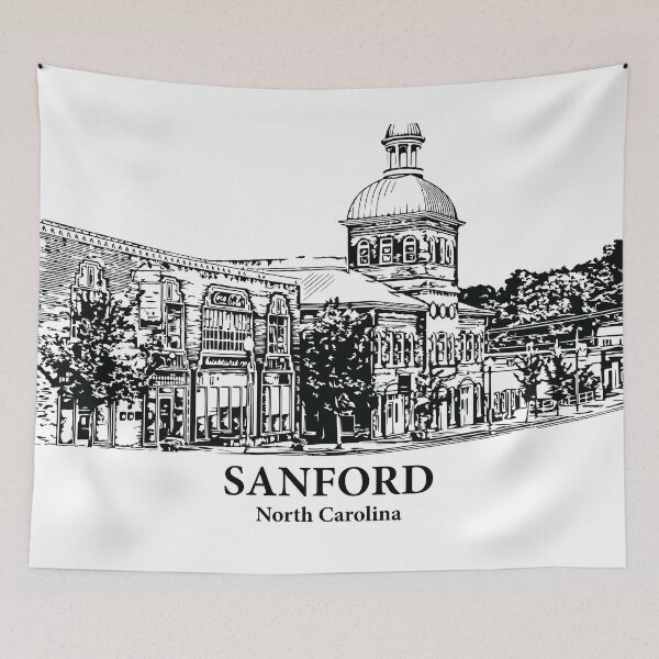 Item preview, Sanford - North Carolina designed and sold by Lakeric Cityscapes.