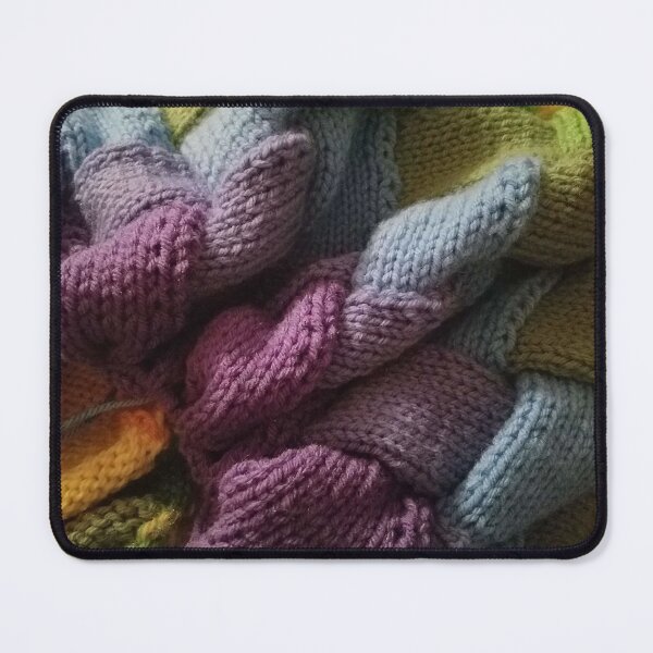 Item preview, Rainbow Entrelac Knitting Wip designed and sold by CassiferLynnArt.