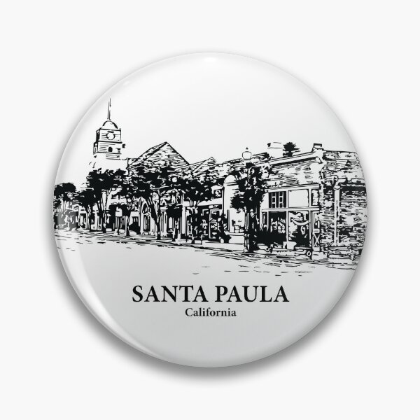 Item preview, Santa Paula - California designed and sold by Lakeric Cityscapes.