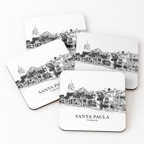Item preview, Santa Paula - California designed and sold by Lakeric Cityscapes.