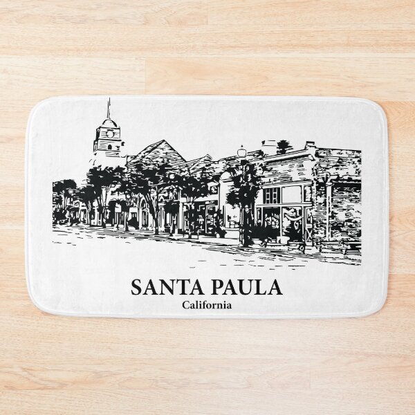 Item preview, Santa Paula - California designed and sold by Lakeric Cityscapes.