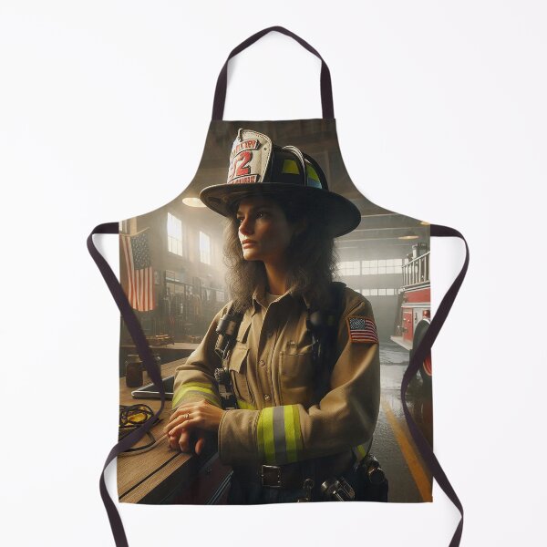 Item preview, Firefighter in Peaceful Reflection designed and sold by nikkolaus.