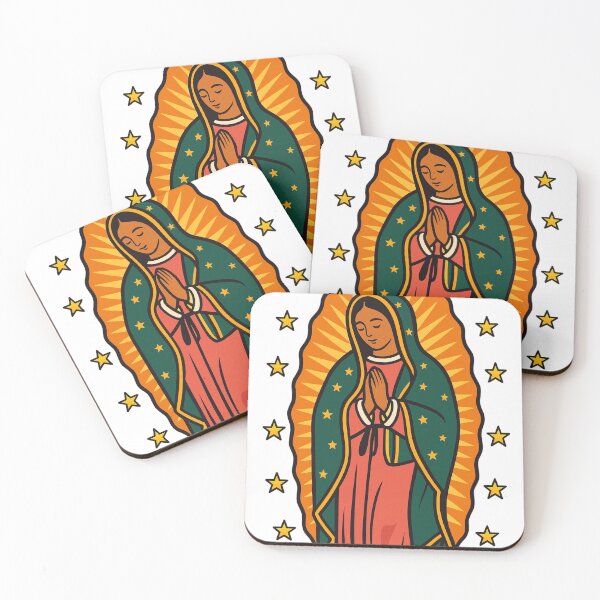 Item preview, Our Lady of Guadalupe – Colorful Icon Illustration designed and sold by ApologeticaCatolica.org.
